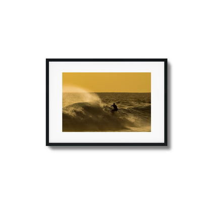 Golden Curl Framed Art