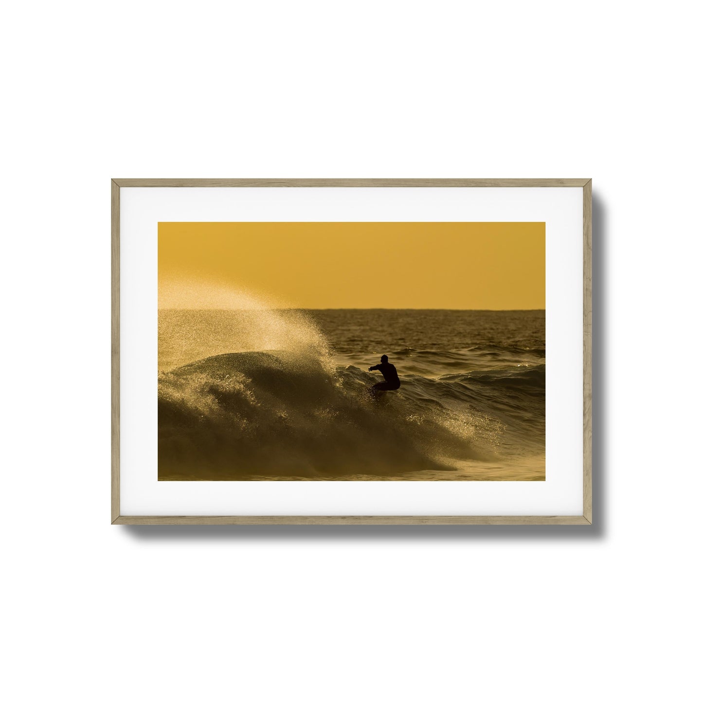 Golden Curl Framed Art