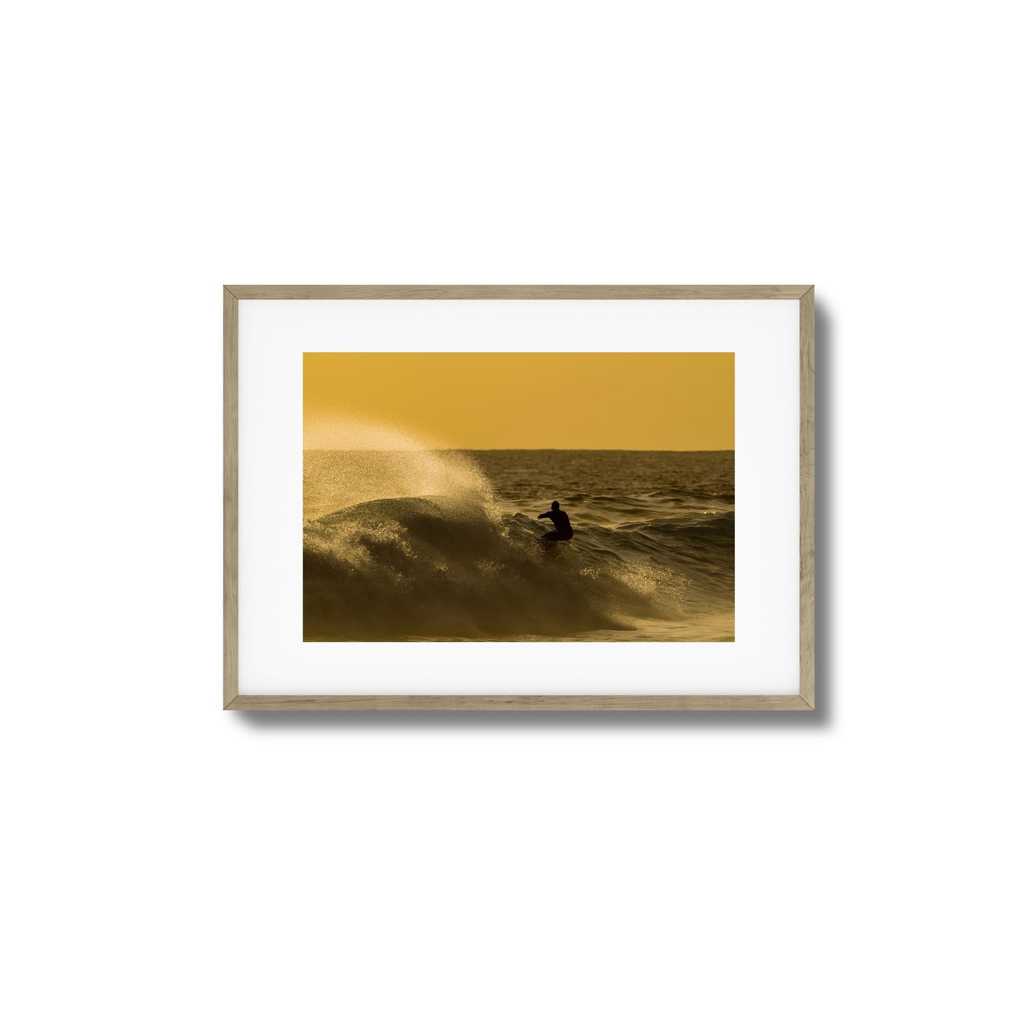 Golden Curl Framed Art