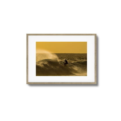 Golden Curl Framed Art