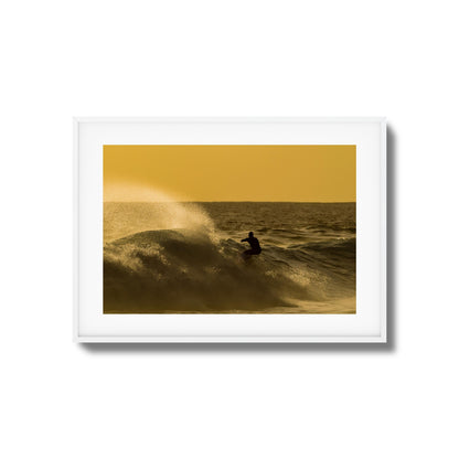 Golden Curl Framed Art