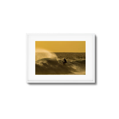 Golden Curl Framed Art