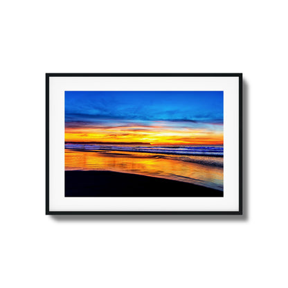 Golden Shoreline Framed Art