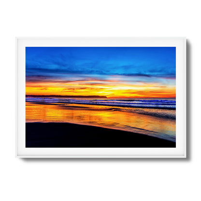 Golden Shoreline Framed Art