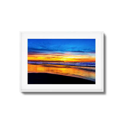 Golden Shoreline Framed Art