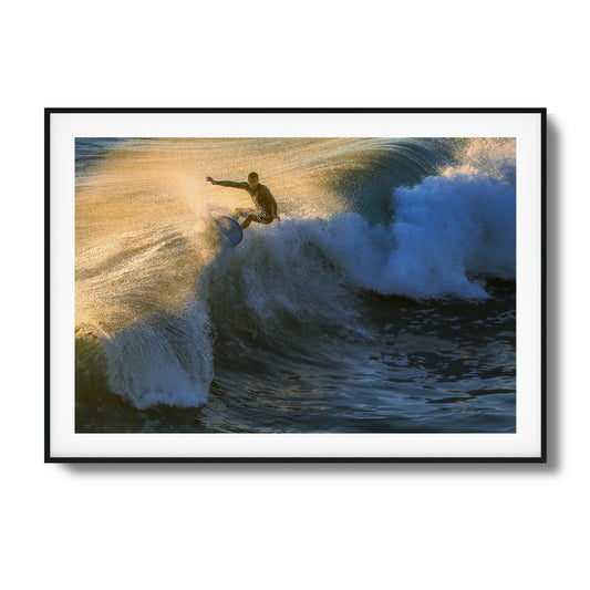 Golden Thrill Framed Art - Assure Spark