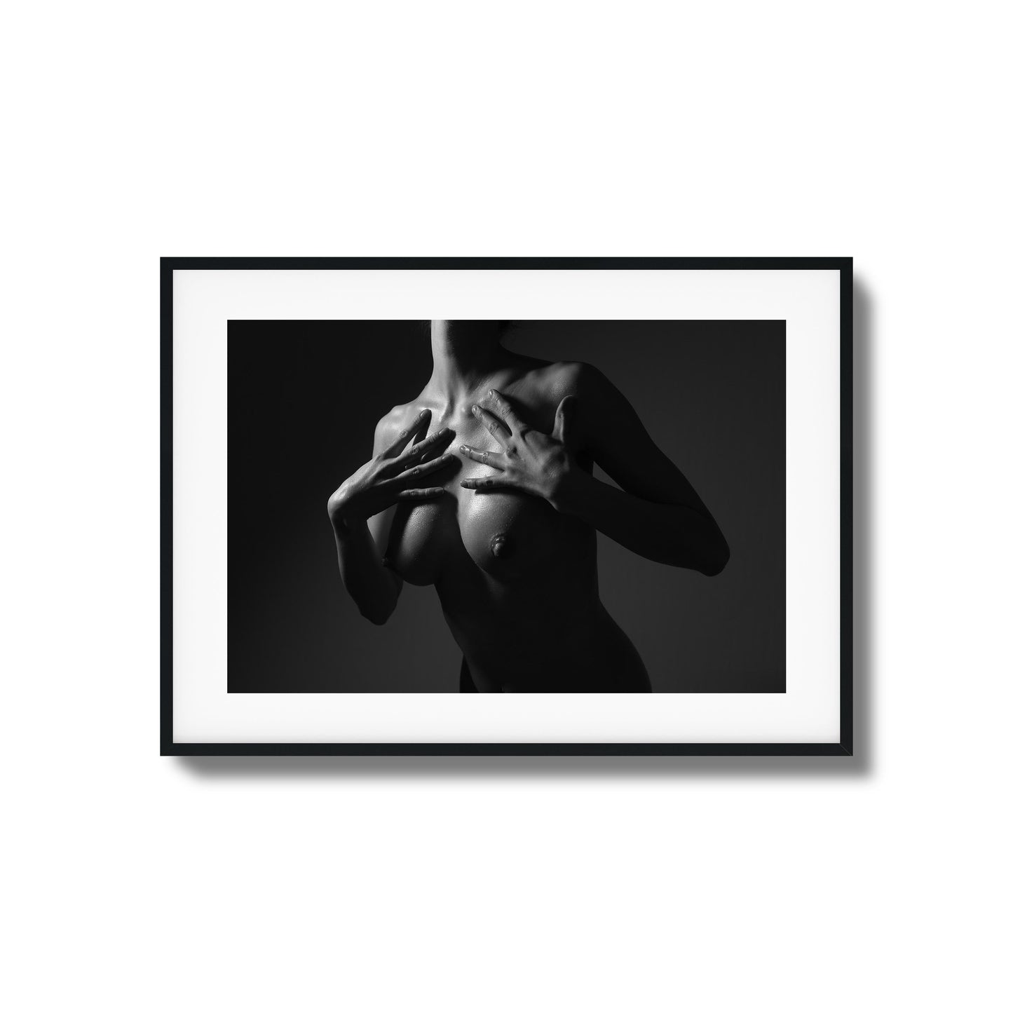 Hands Over Framed Art