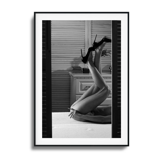 Heels Up Framed Art