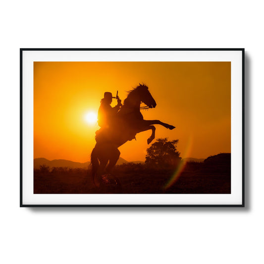 High Noon Rebel Framed Art