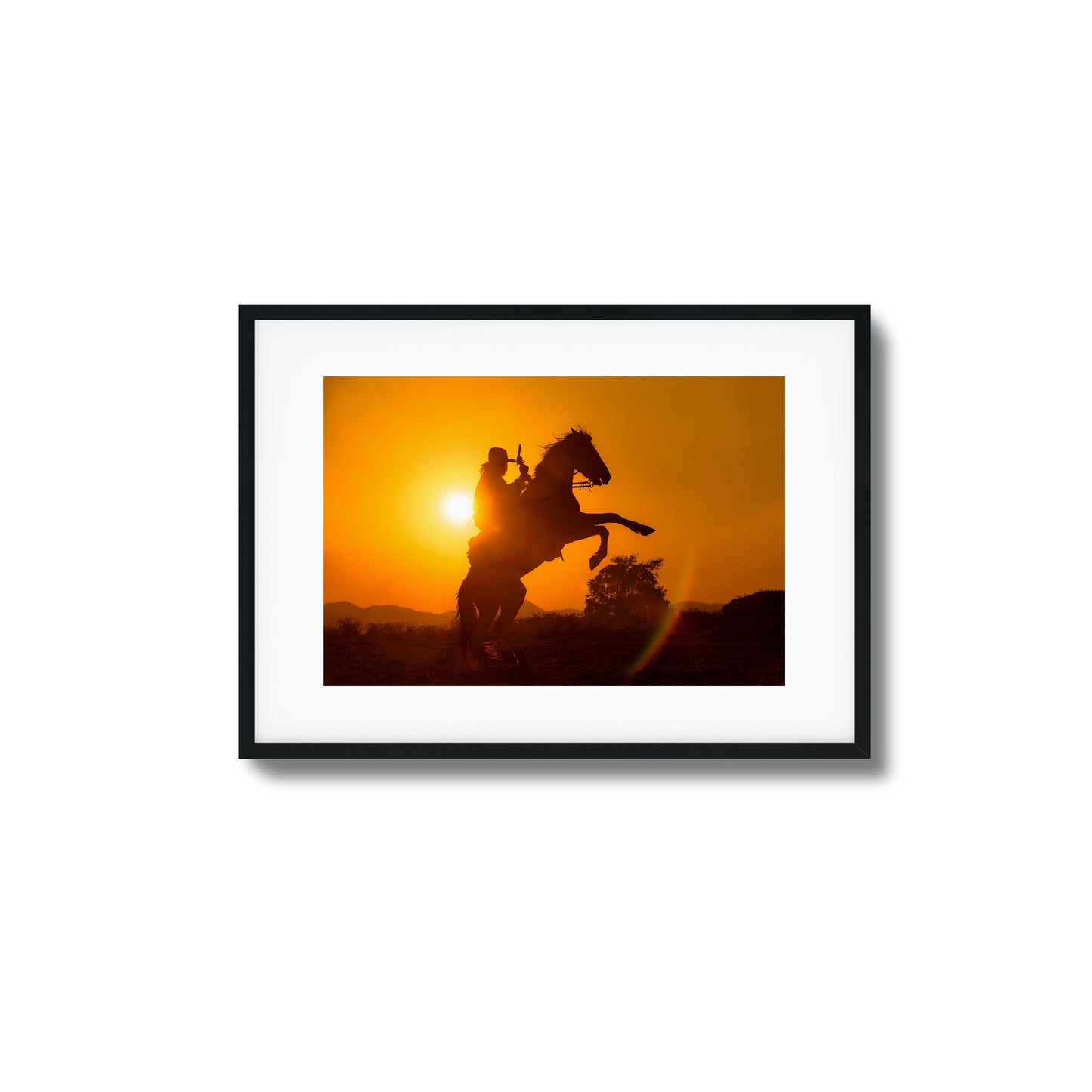 High Noon Rebel Framed Art