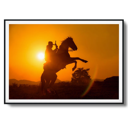 High Noon Rebel Framed Art