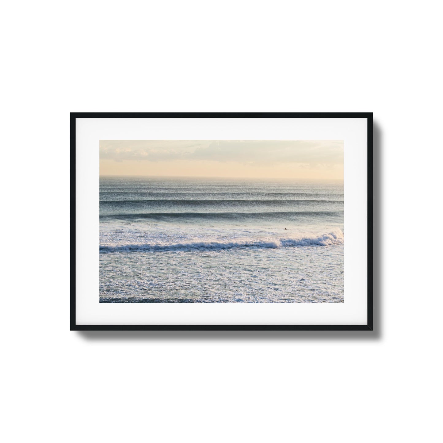 Horizon Wave Flow Framed Art