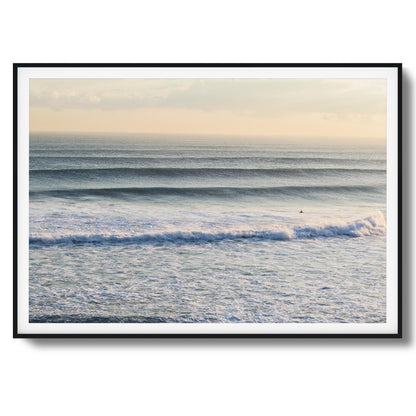 Horizon Wave Flow Framed Art