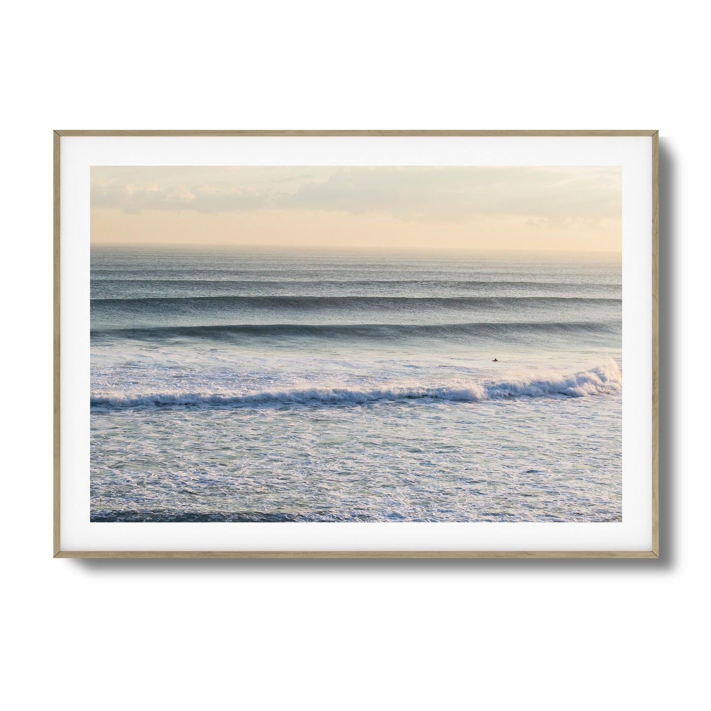 Horizon Wave Flow Framed Art