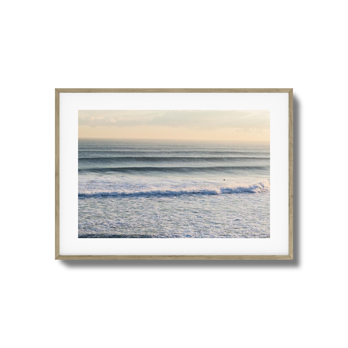 Horizon Wave Flow Framed Art