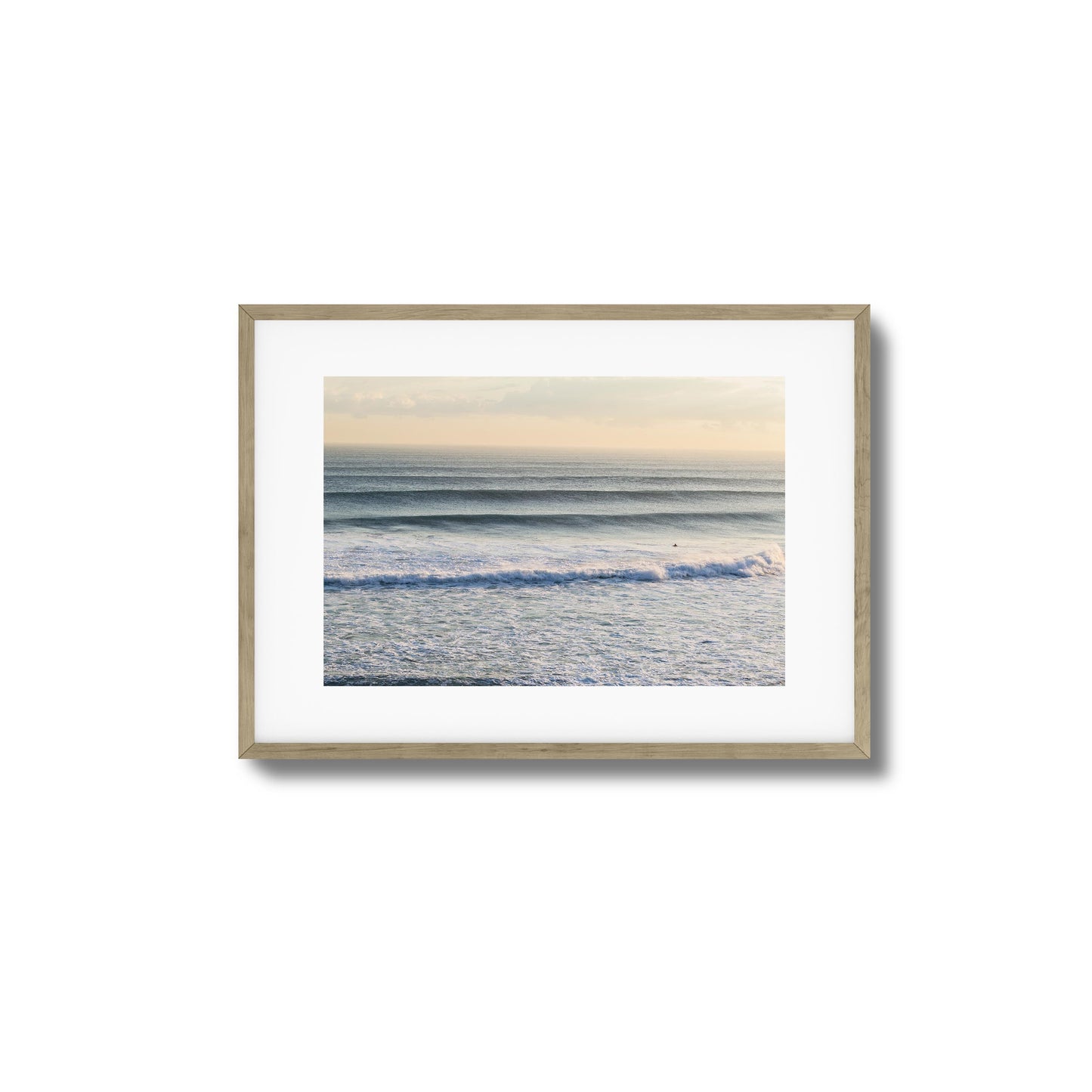 Horizon Wave Flow Framed Art