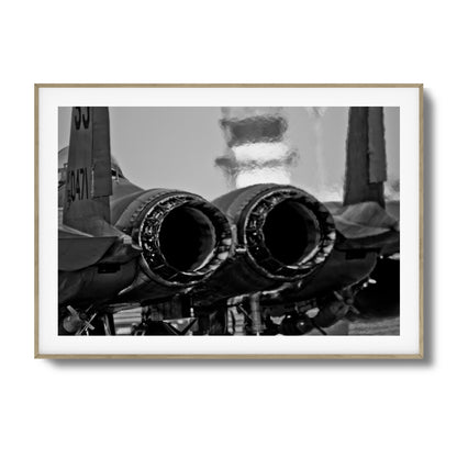 Jet Exhaust Heat Blur Framed Art