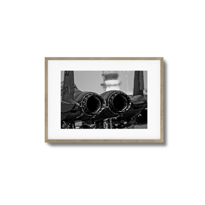 Jet Exhaust Heat Blur Framed Art