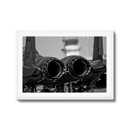 Jet Exhaust Heat Blur Framed Art