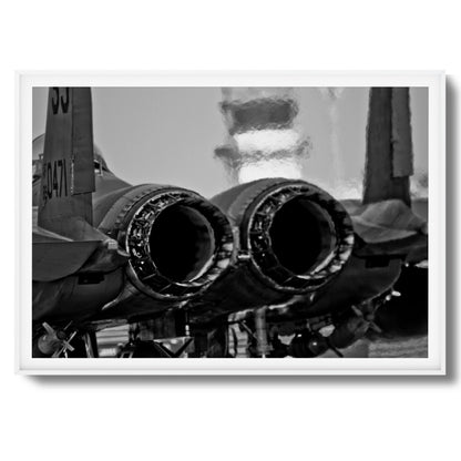 Jet Exhaust Heat Blur Framed Art