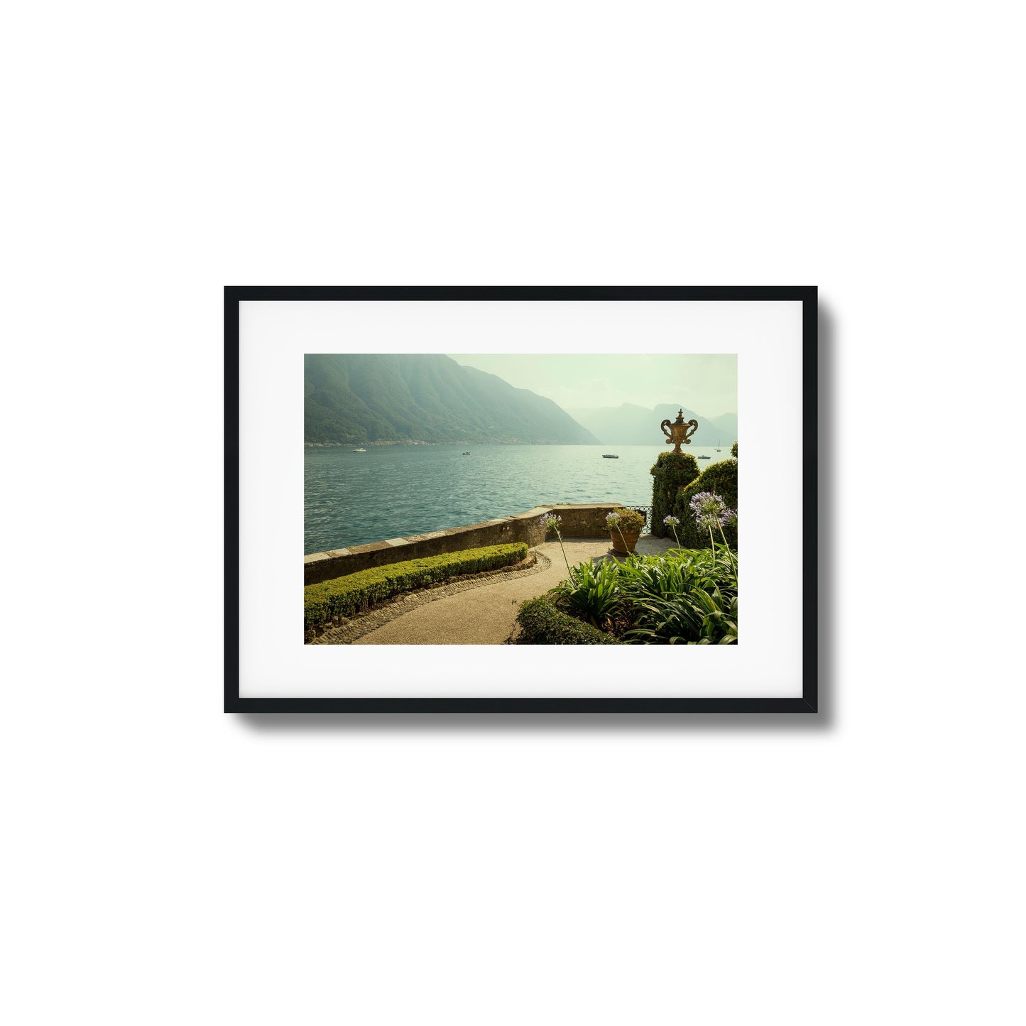 Lakeside Garden Terrace Framed Art