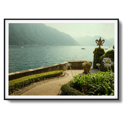 Lakeside Garden Terrace Framed Art