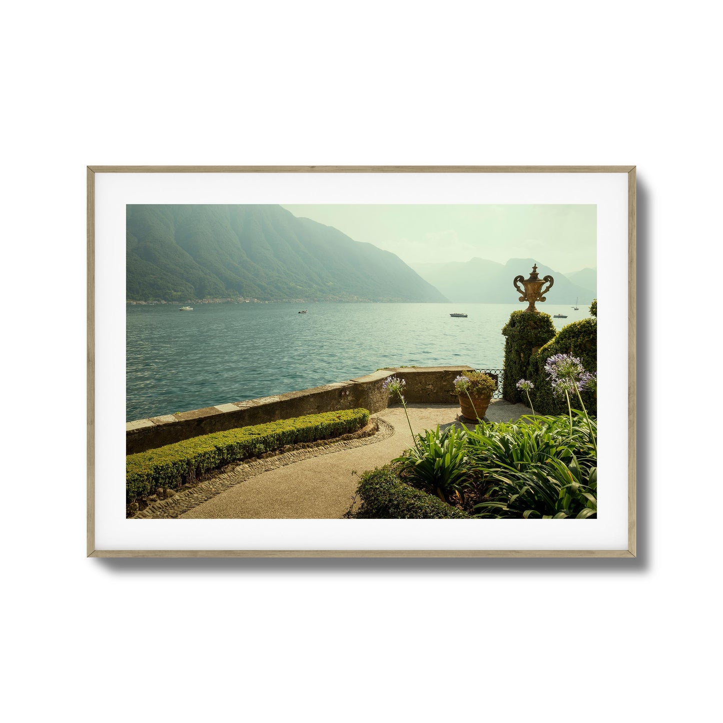Lakeside Garden Terrace Framed Art