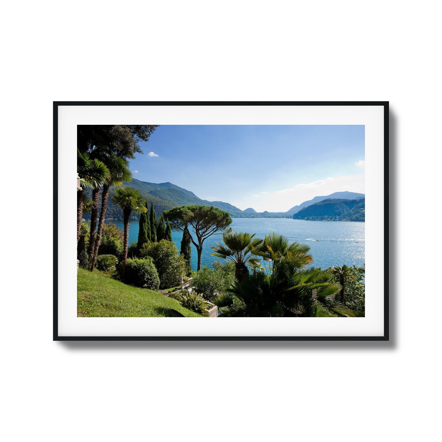 Lakeside Pines Framed Art