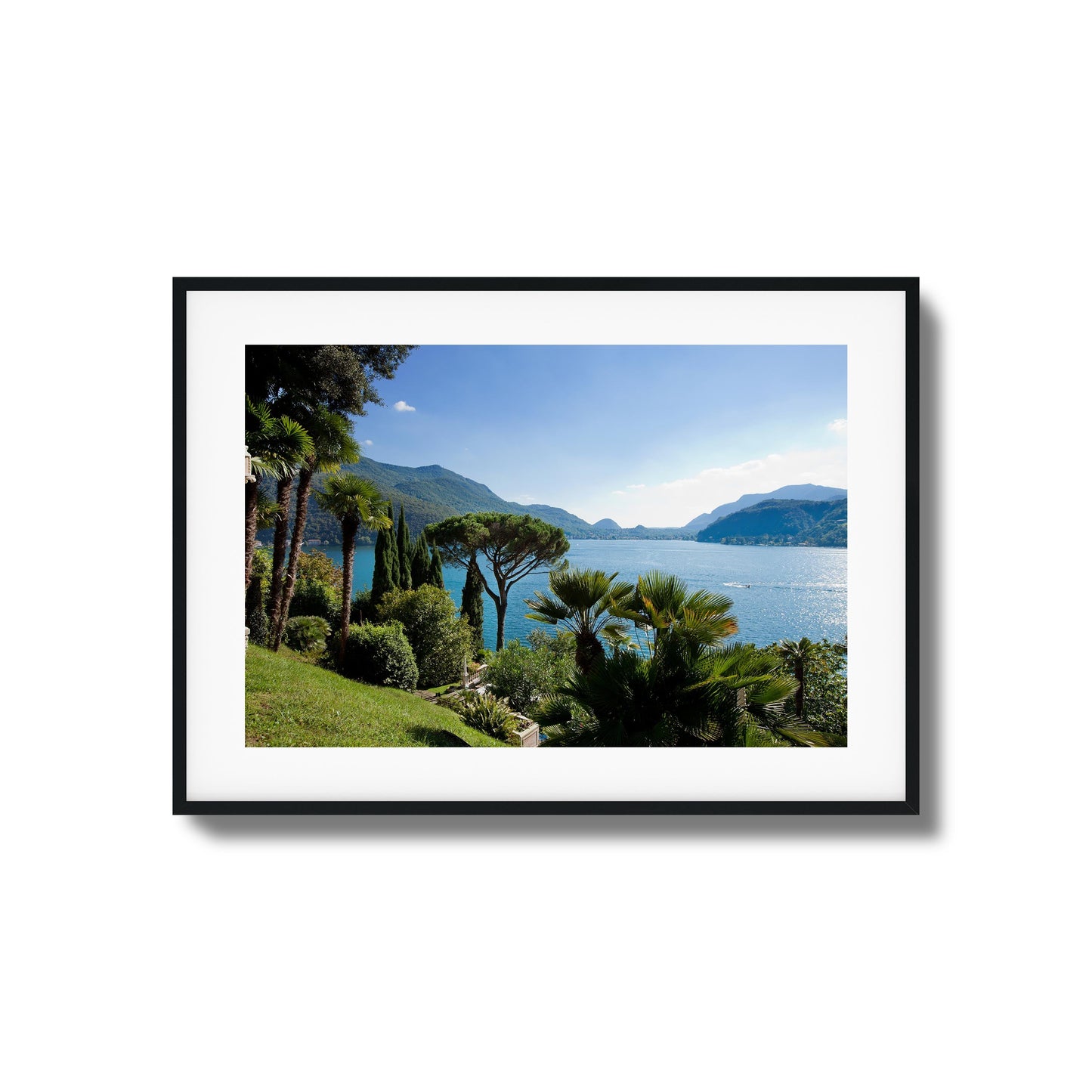 Lakeside Pines Framed Art