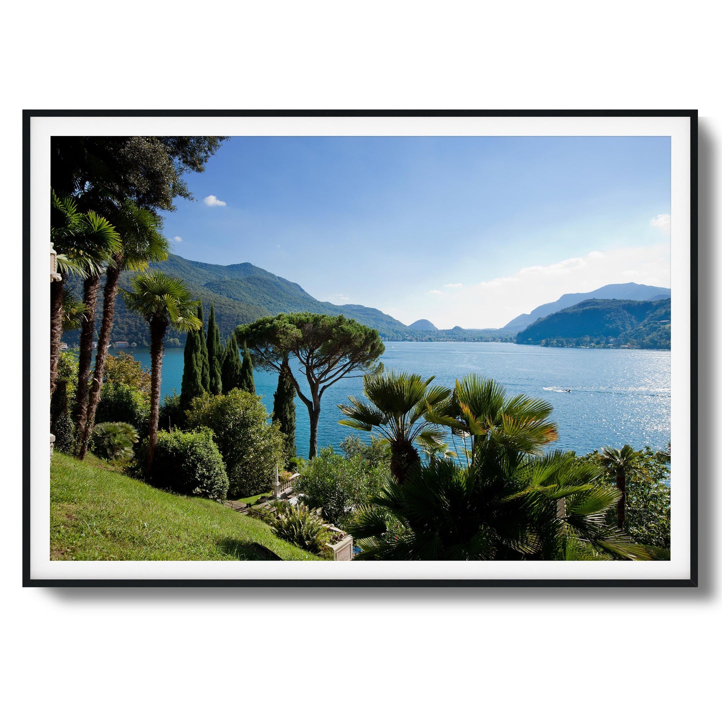 Lakeside Pines Framed Art