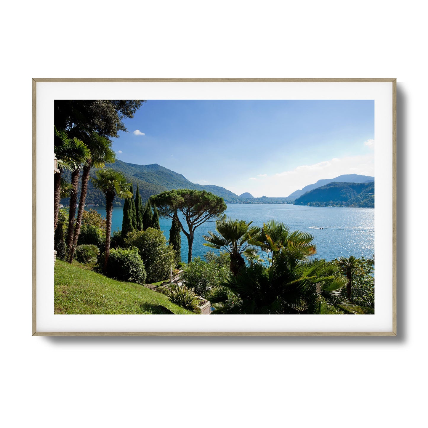 Lakeside Pines Framed Art