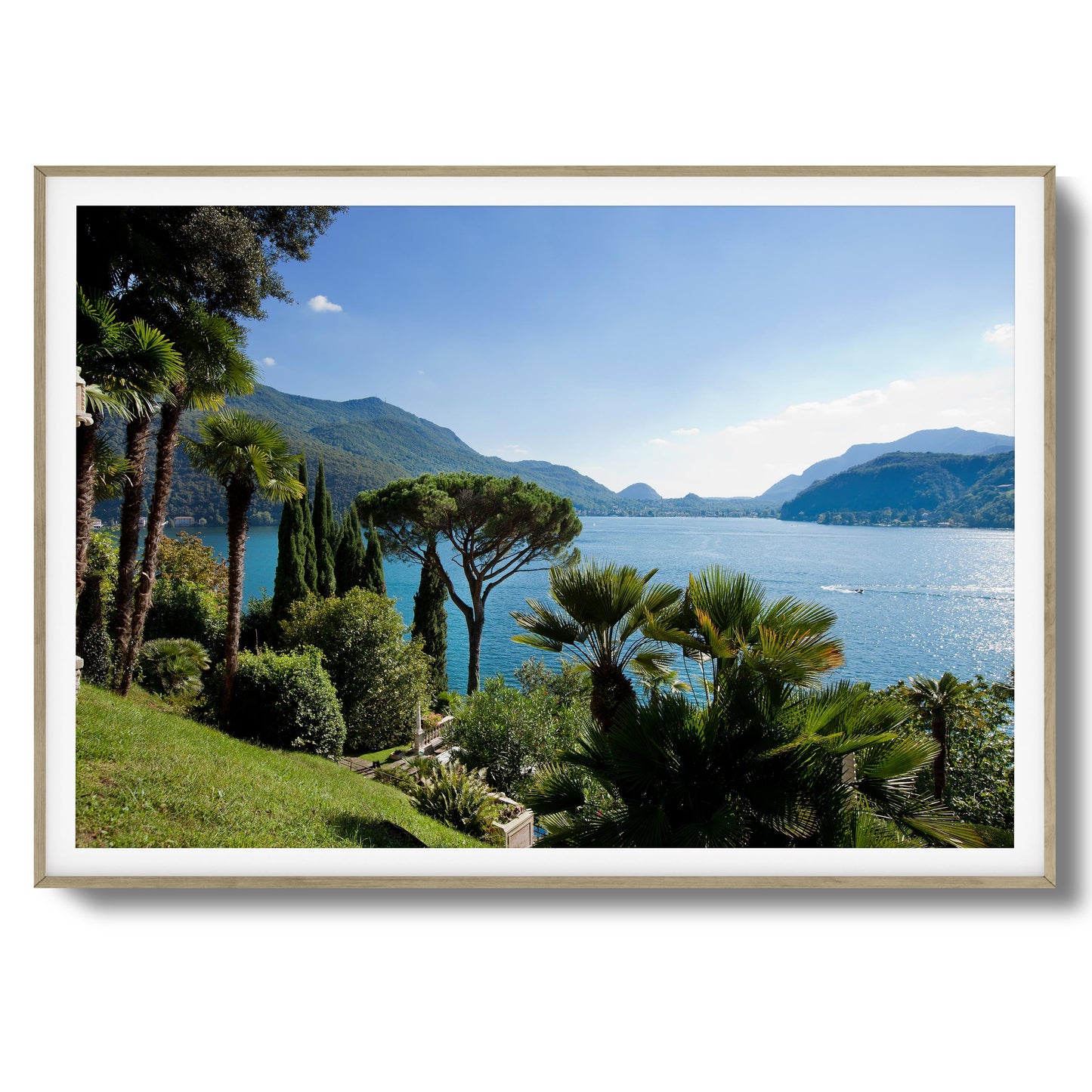 Lakeside Pines Framed Art