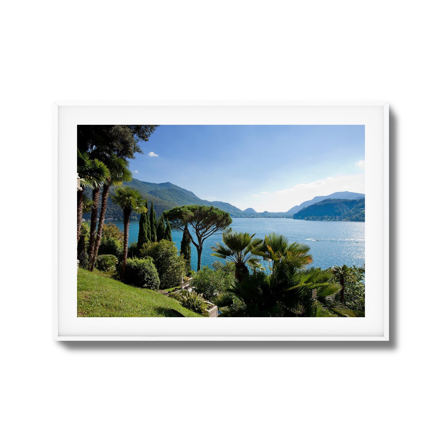 Lakeside Pines Framed Art