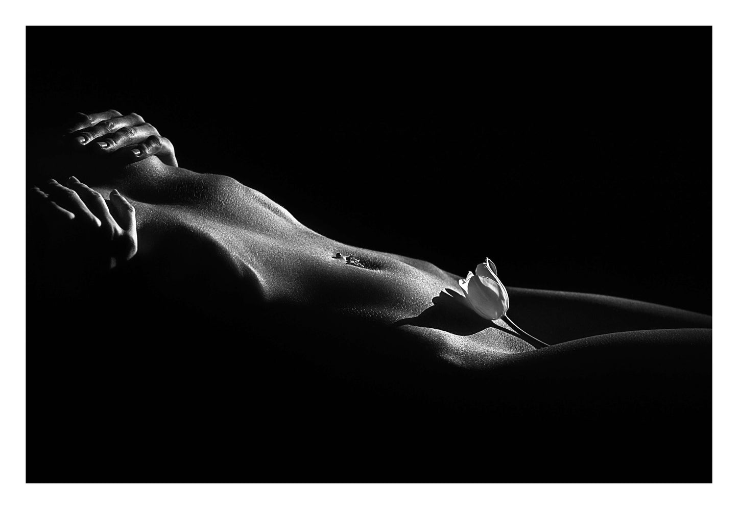 Lily and Skin Framed Art