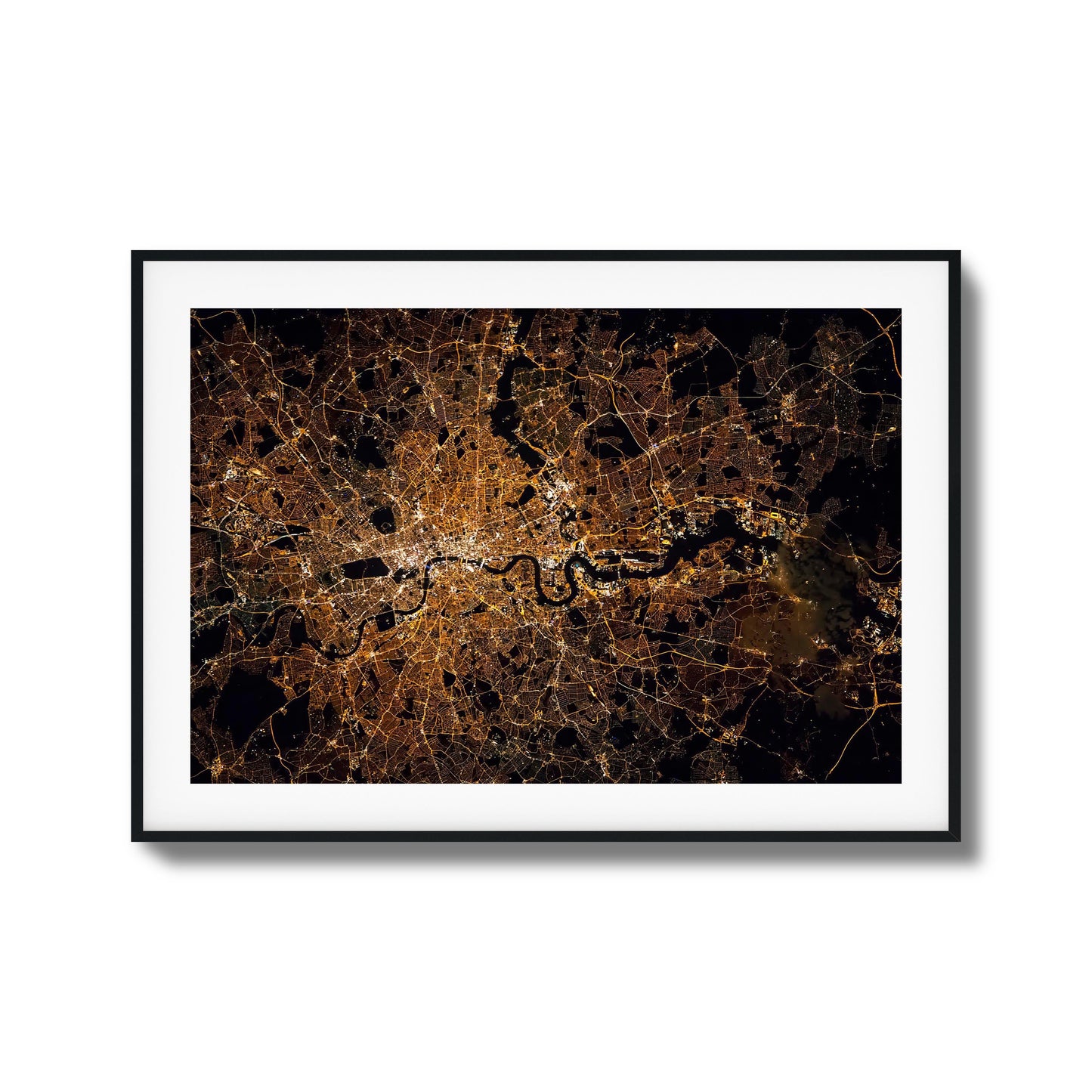 London at Night Framed Art - Assure Spark
