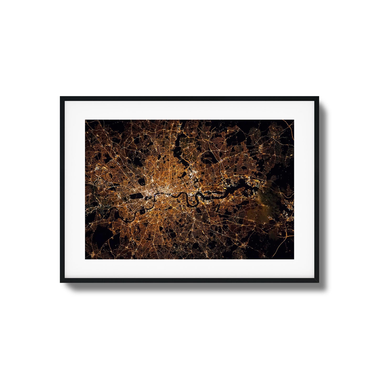 London at Night Framed Art - Assure Spark