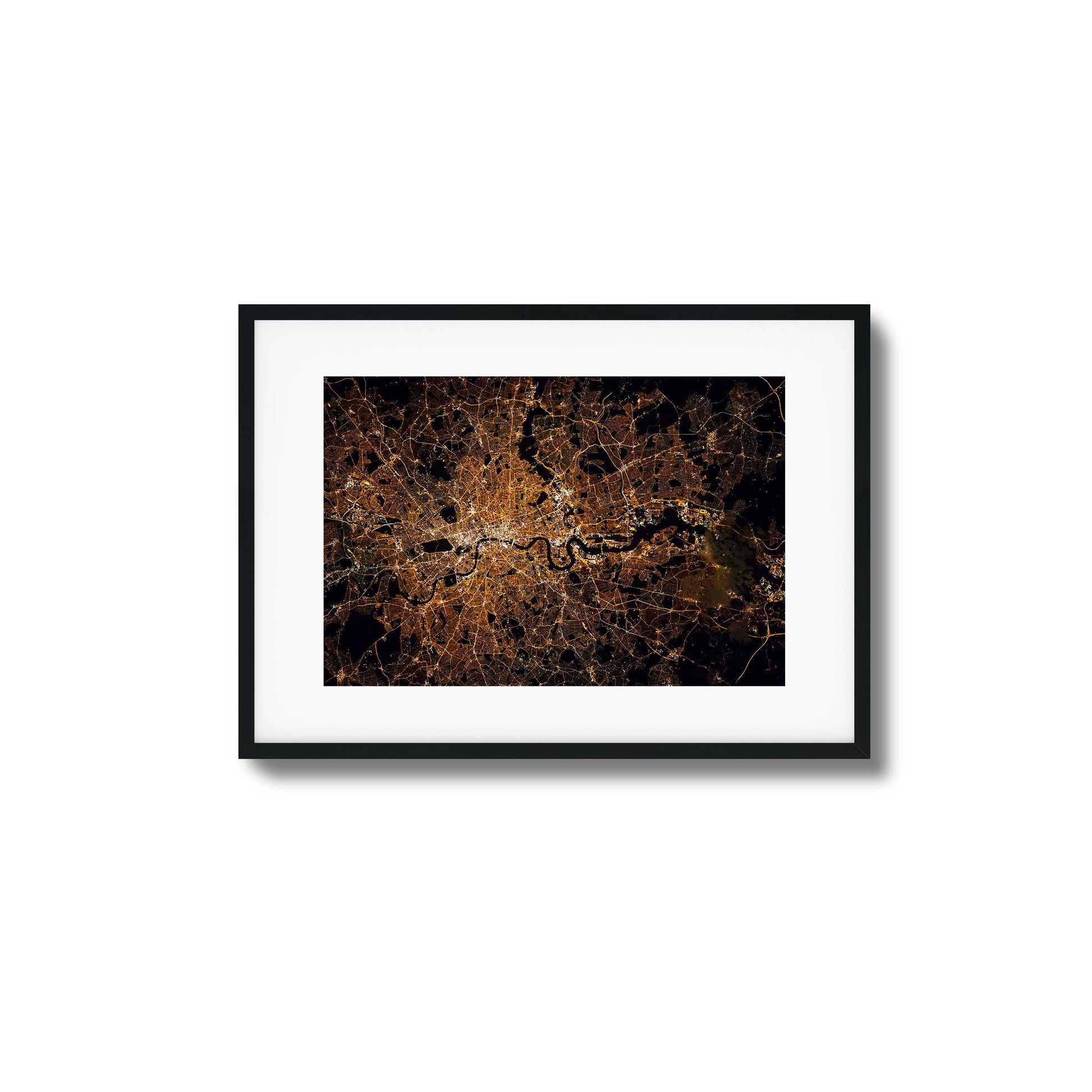 London at Night Framed Art - Assure Spark