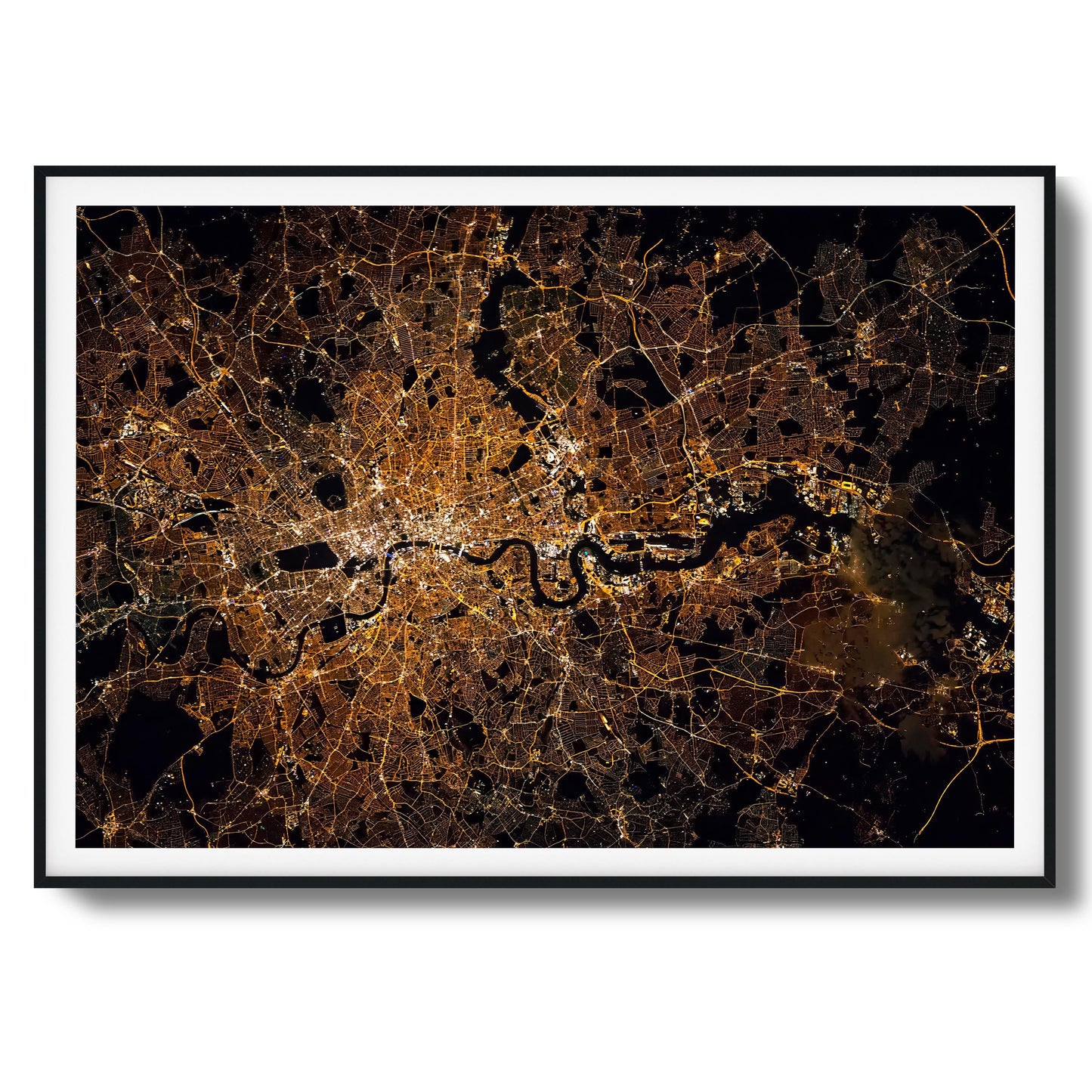 London at Night Framed Art - Assure Spark