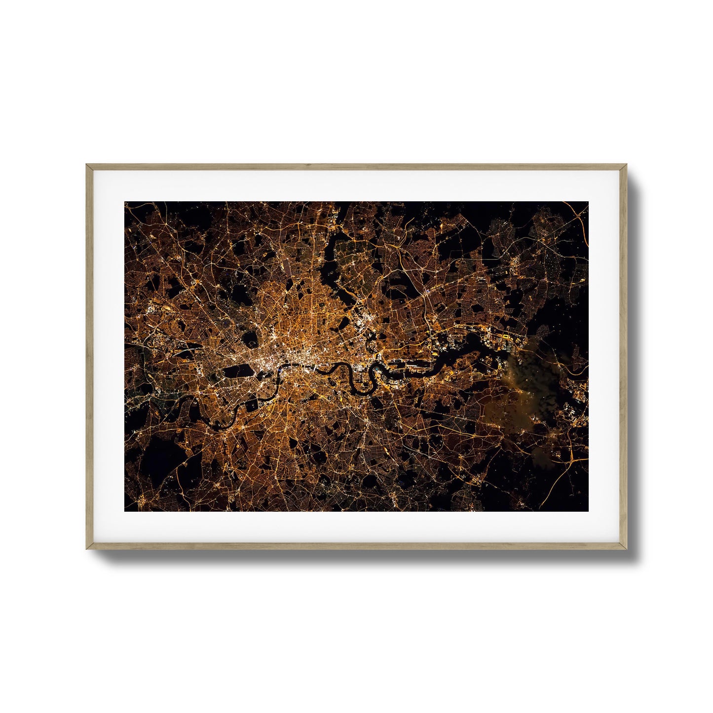 London at Night Framed Art - Assure Spark