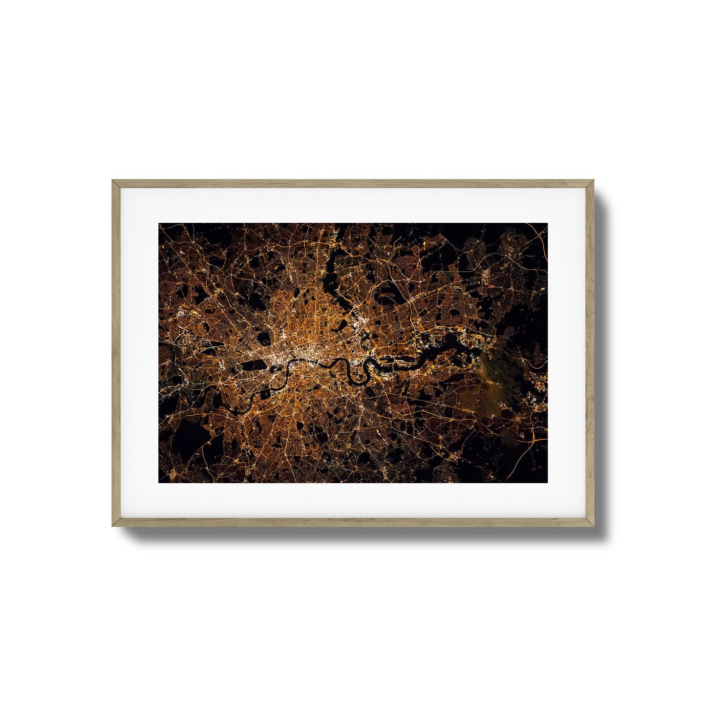 London at Night Framed Art - Assure Spark