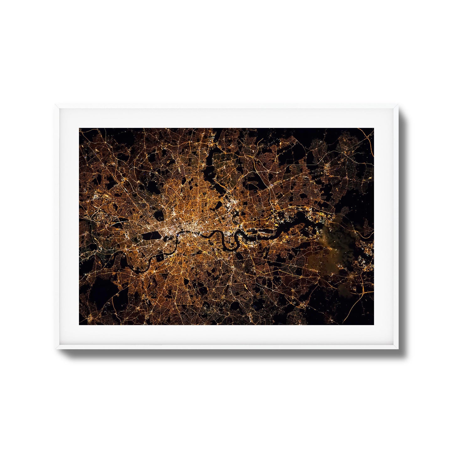 London at Night Framed Art - Assure Spark