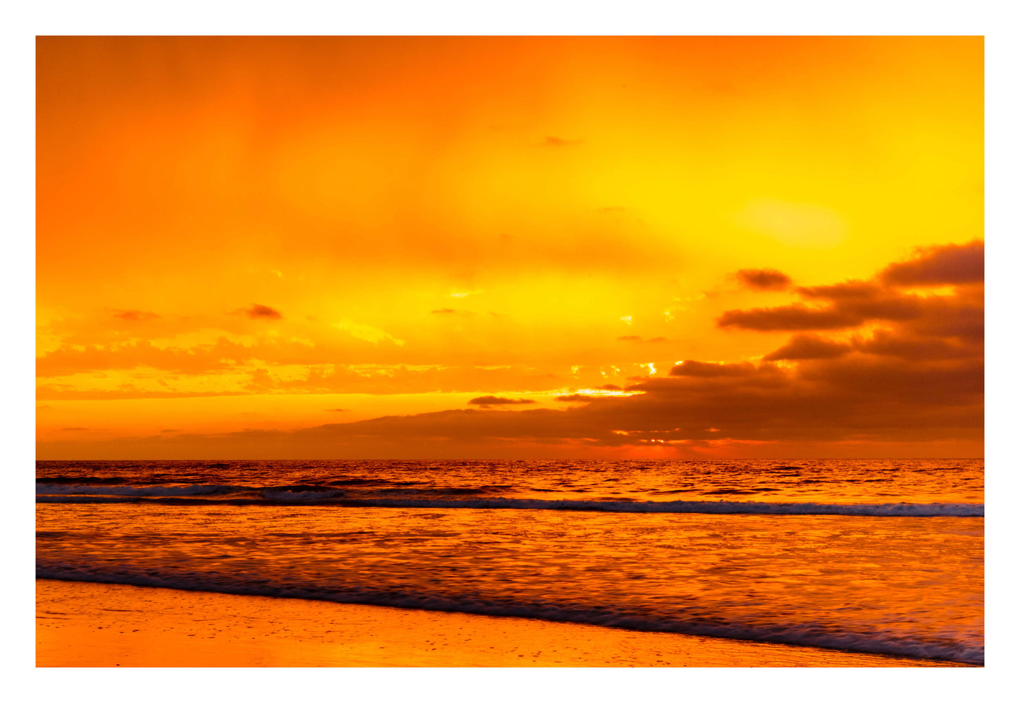 Molten Sky Framed Art