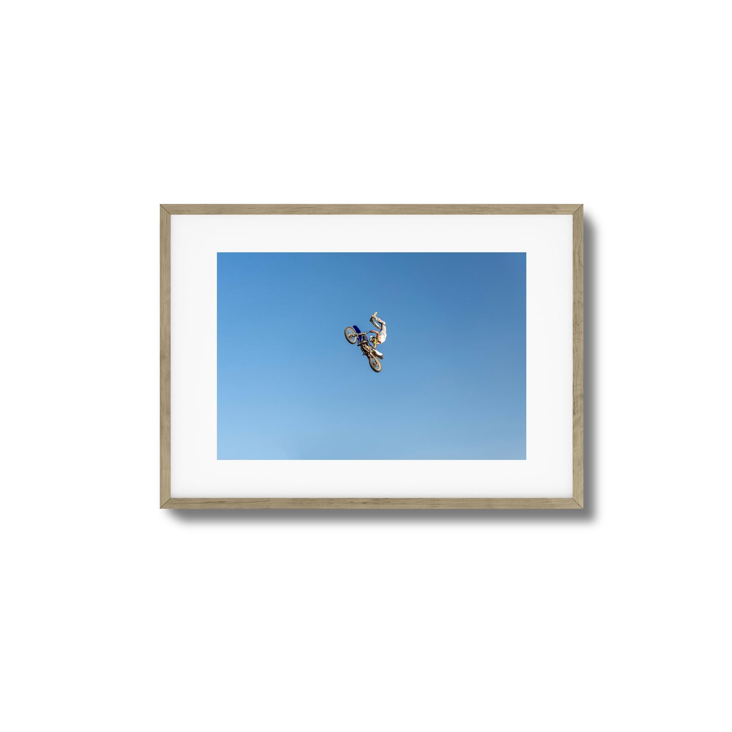 Motocross Stunt Framed Art