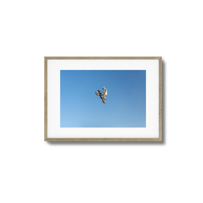 Motocross Stunt Framed Art