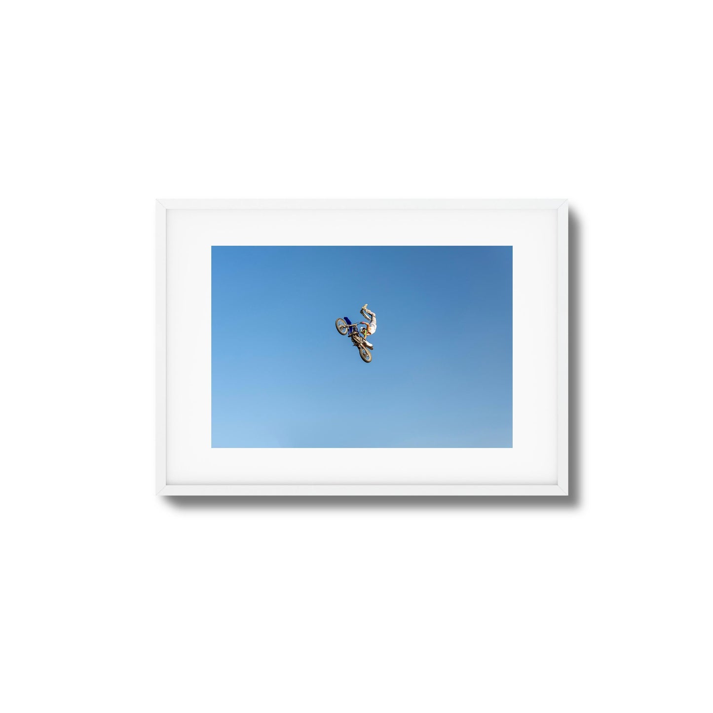 Motocross Stunt Framed Art