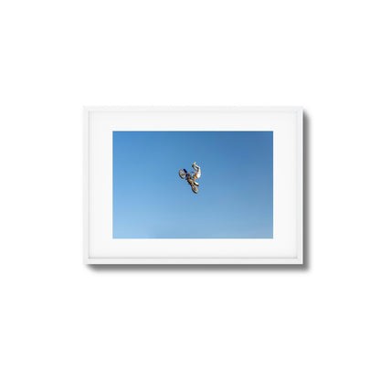Motocross Stunt Framed Art