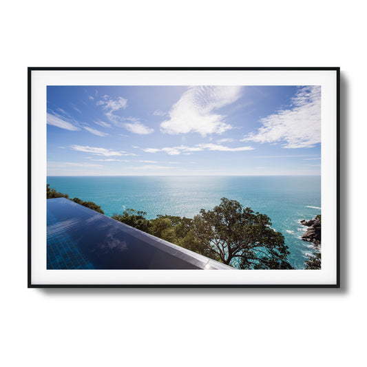 Ocean Horizon View Framed Art