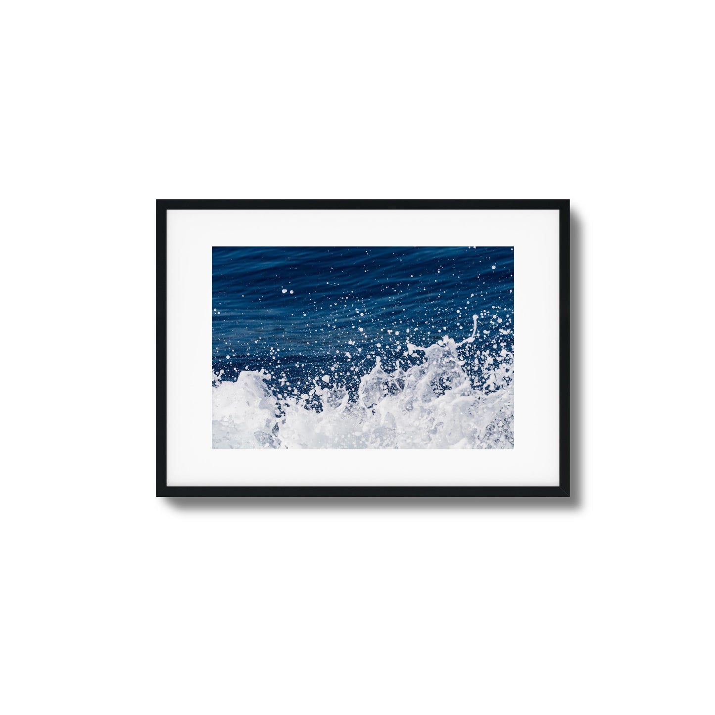 Ocean Splash Close-Up Framed Art