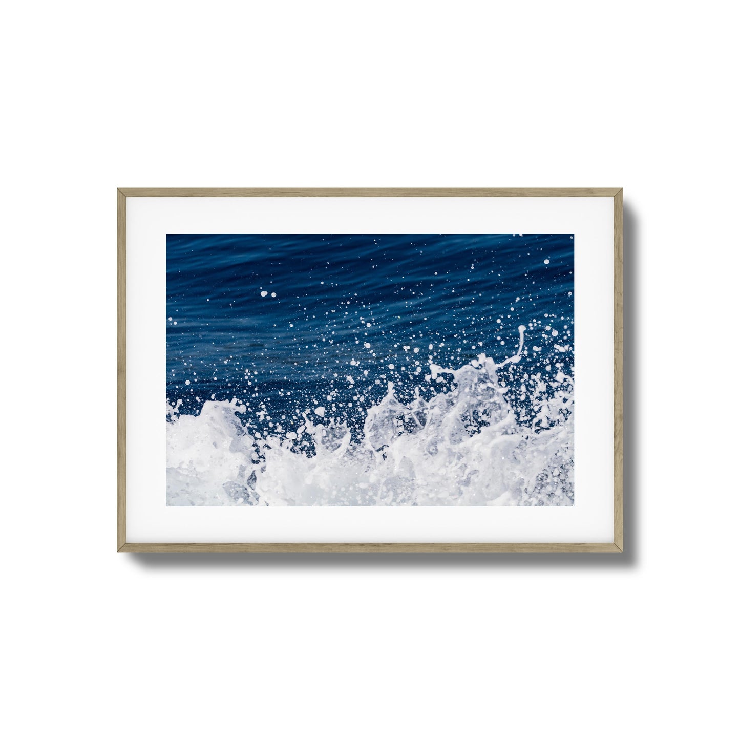 Ocean Splash Close-Up Framed Art