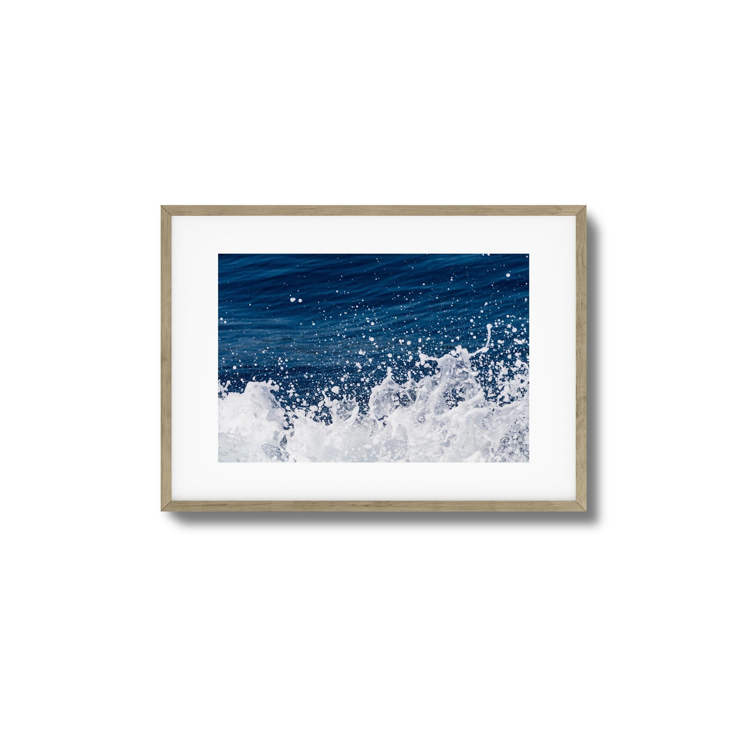 Ocean Splash Close-Up Framed Art
